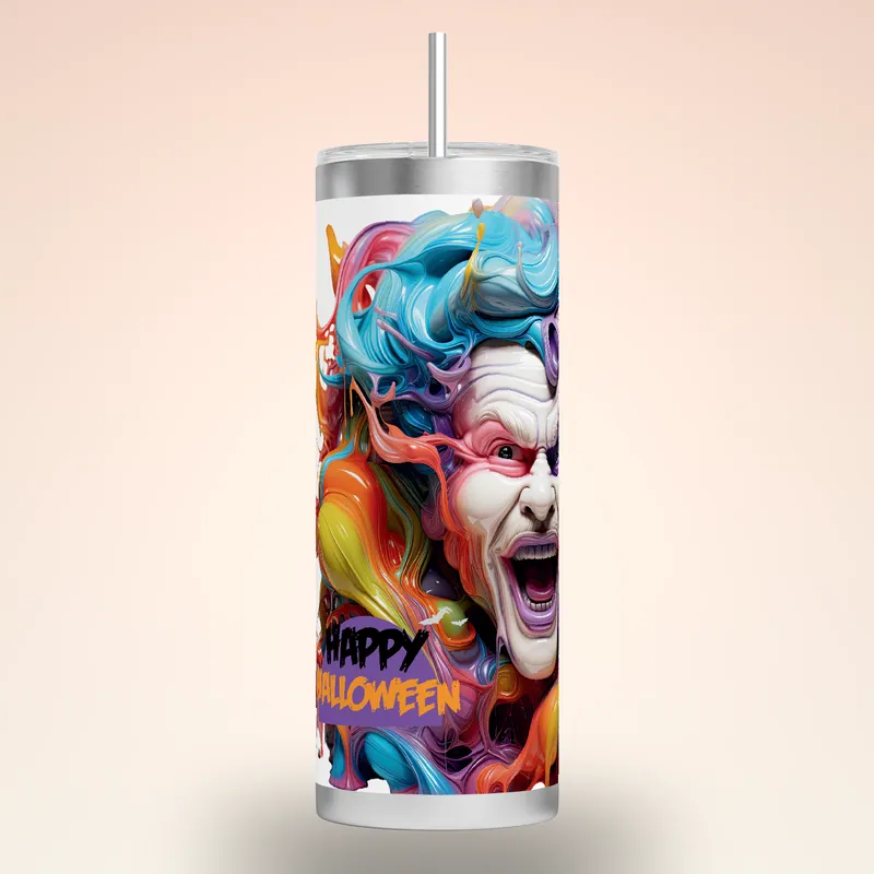 Ghostbuster Tumbler Wrap: 3D Halloween Design, product render