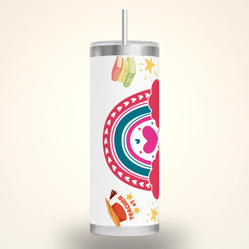 Personalized Teacher Tumbler Design: Custom Name Gift, product render