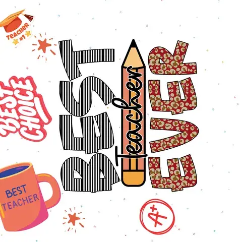 Personalized Teacher Tumbler: Custom Name 20oz Design, the flat seamless artwork